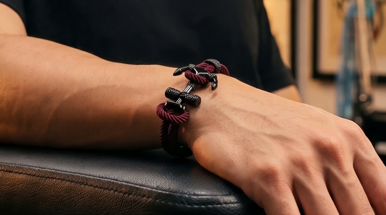Anchor Wrap worn in the scene