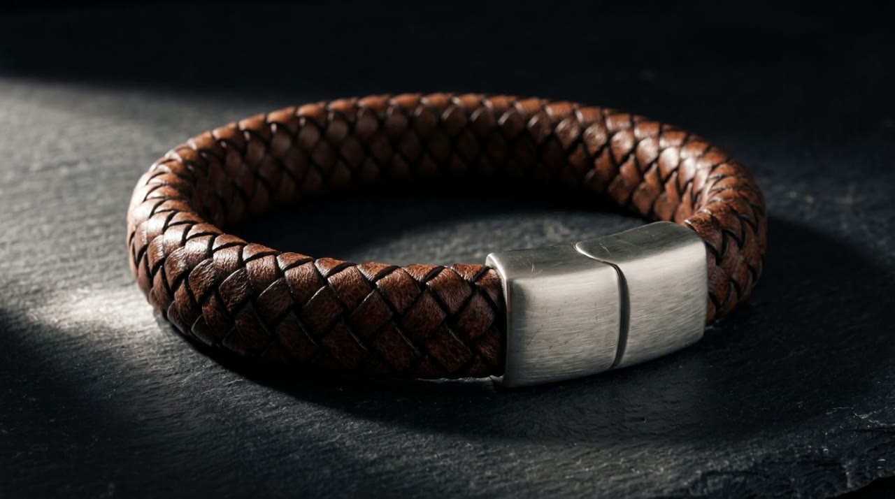 Broad Plait Cord on slate