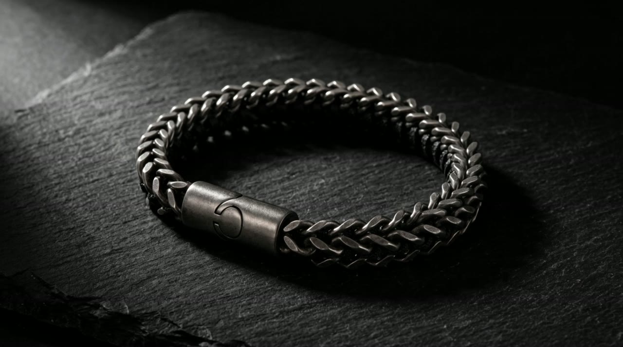 Franco Cord Chain on slate