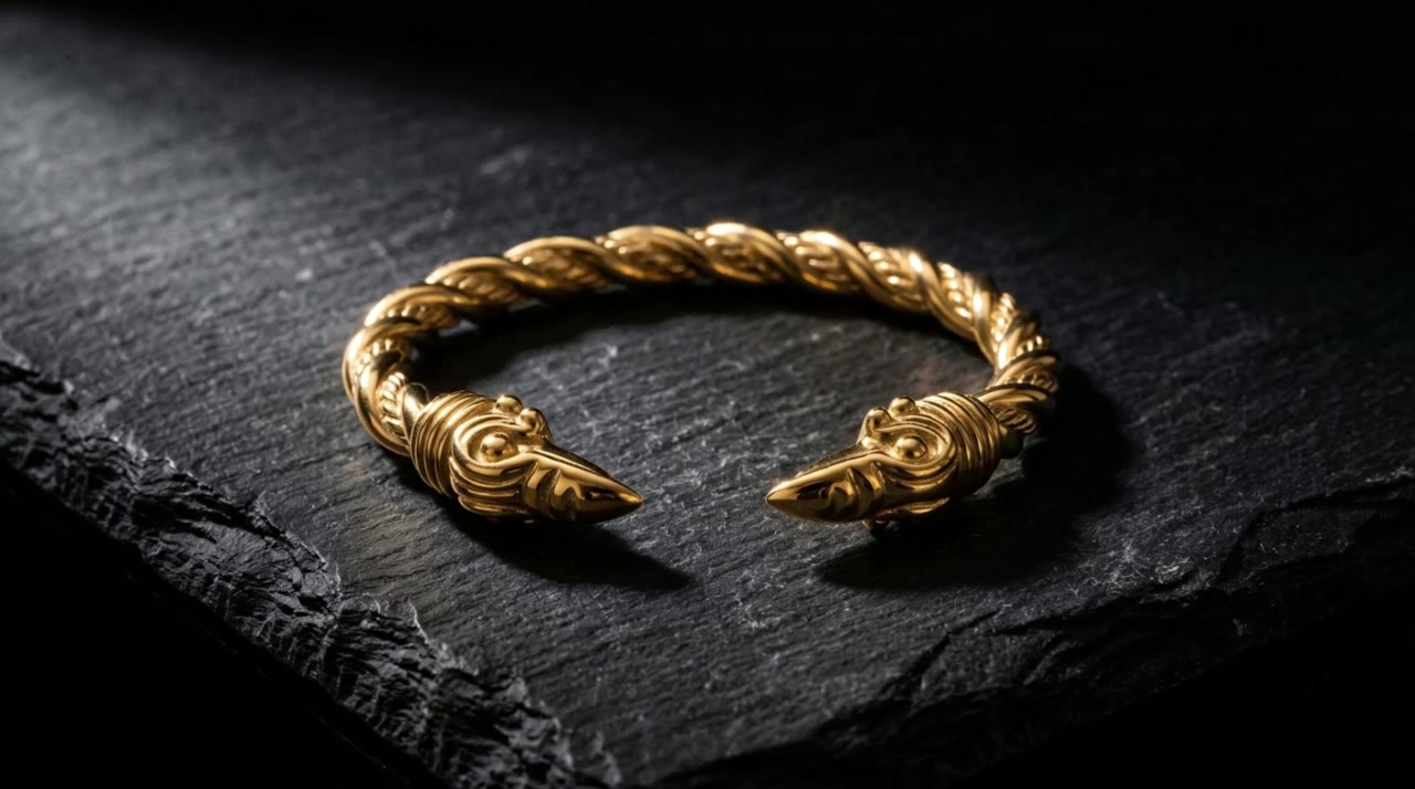 Horus Falcon Cuff on slate