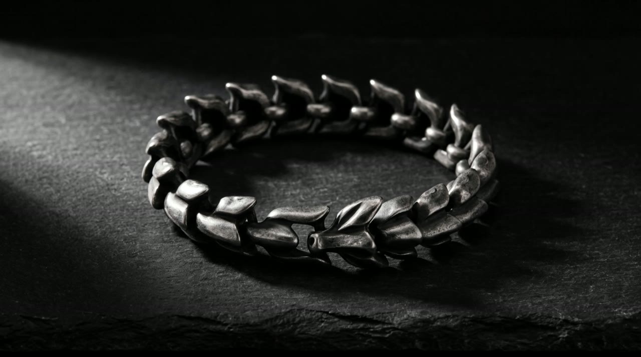 Horus Link Chain on slate