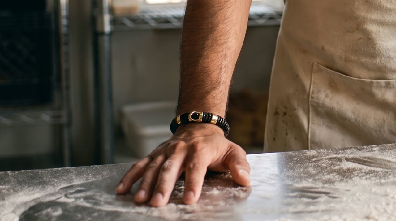 Horus Saddle Cord worn in the scene