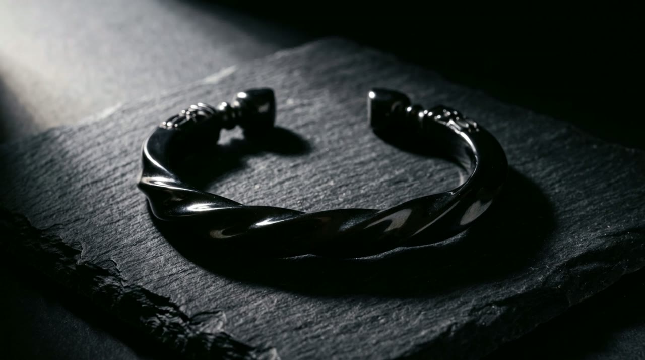 Karnak Noir Cuff on slate