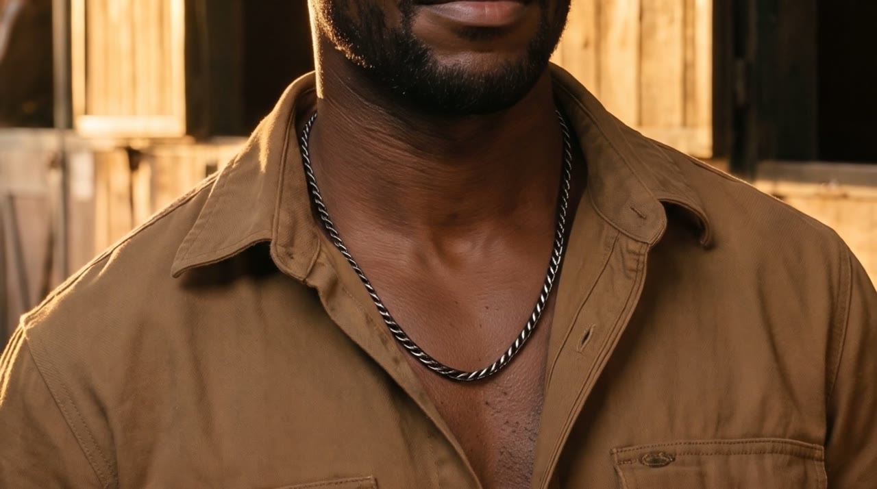 Memphis Rope Chain worn in the scene