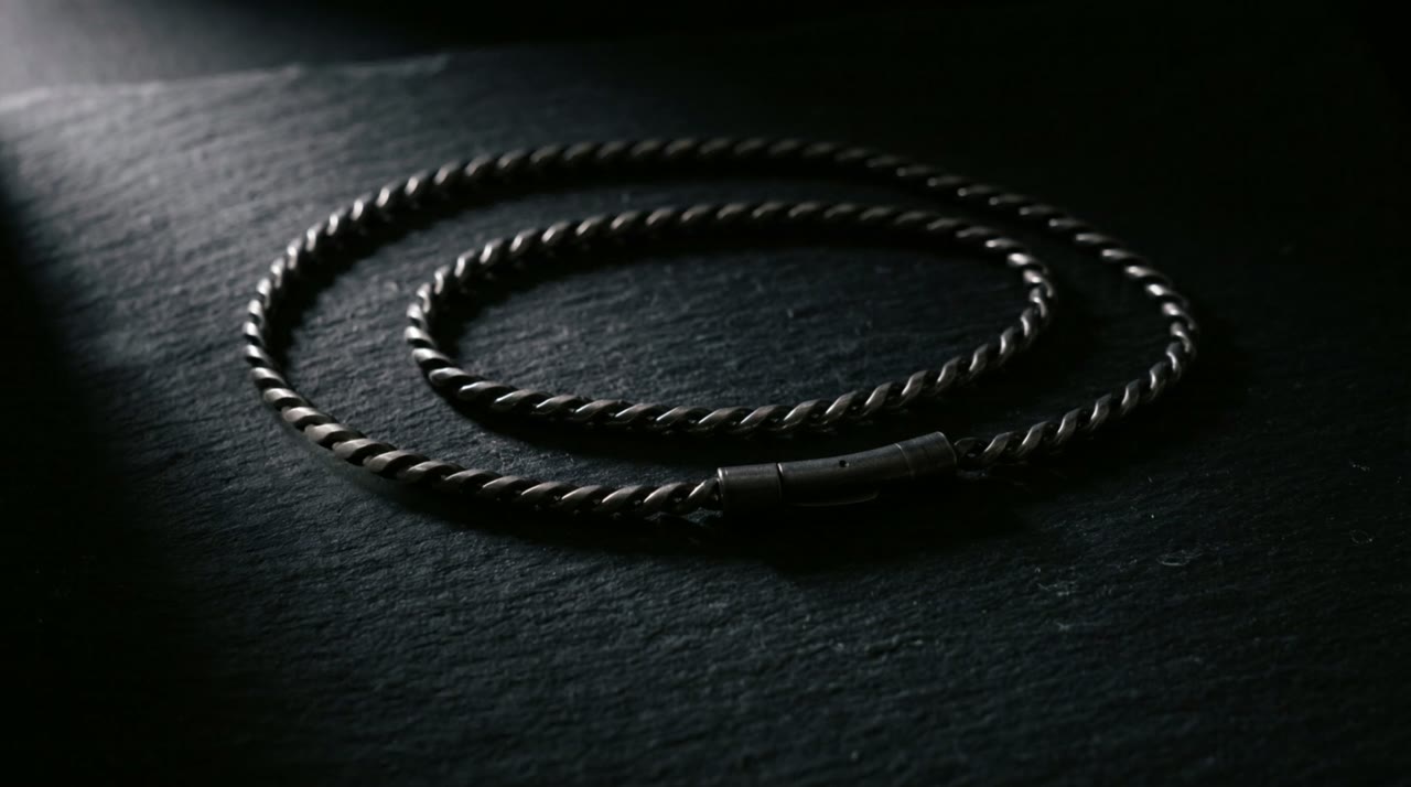 Memphis Rope Chain on slate