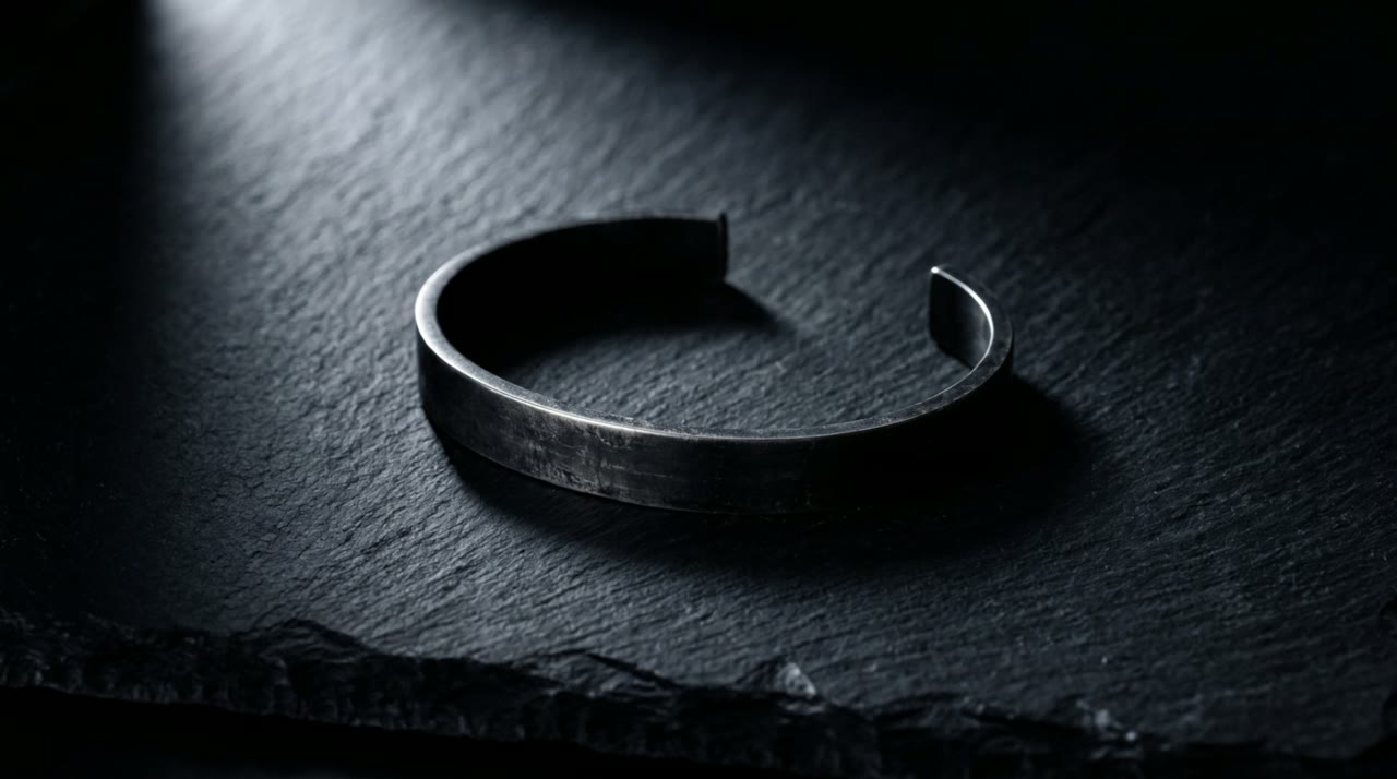 Obelisk Band Cuff on slate