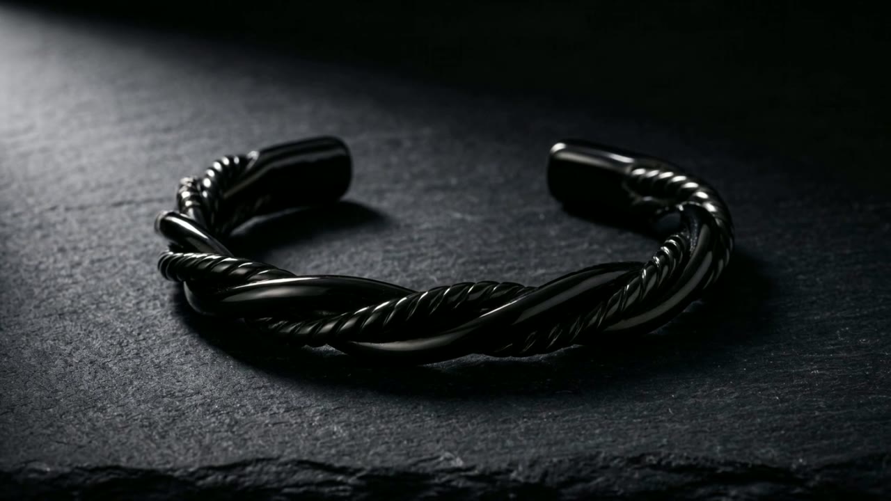 Onyx Twist Cuff film