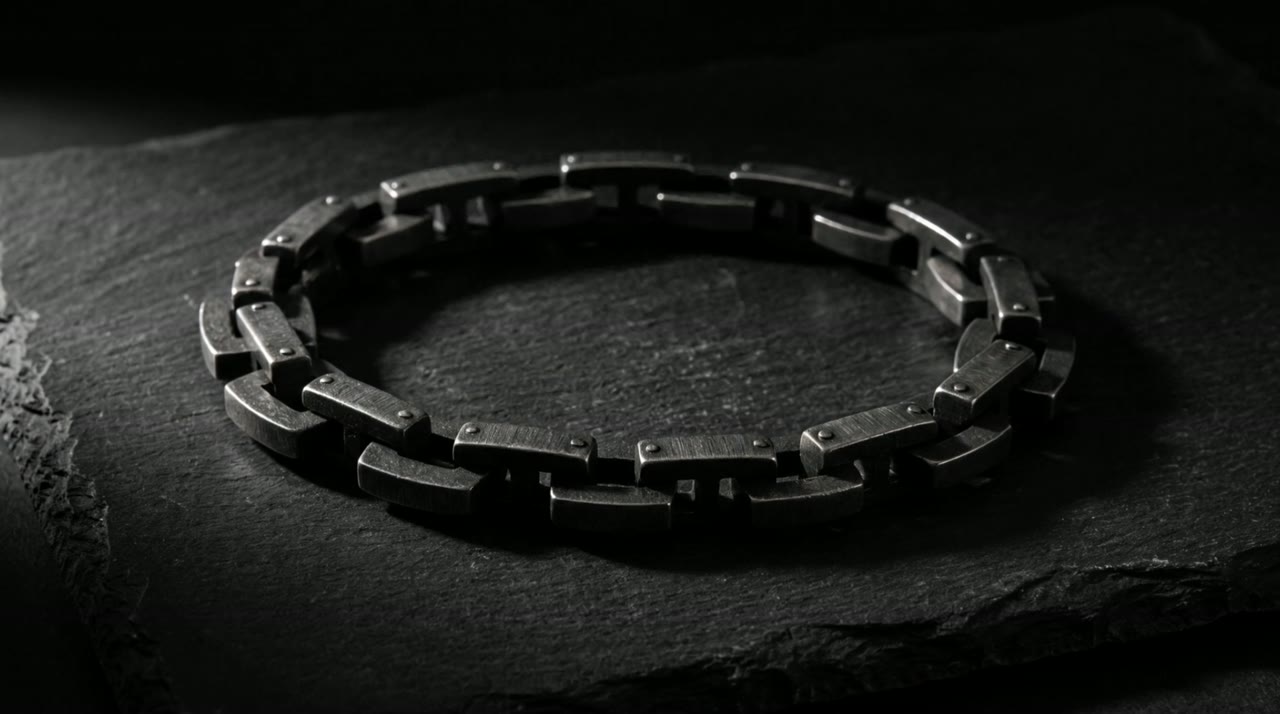 Rivet Block Chain on slate