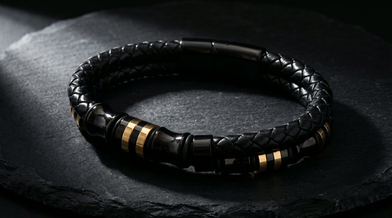 Scarab Banded Cord on slate