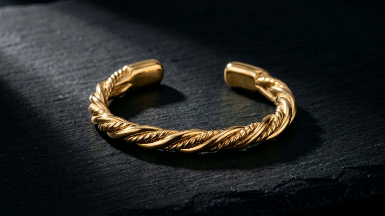 Scarab Twist Cuff film