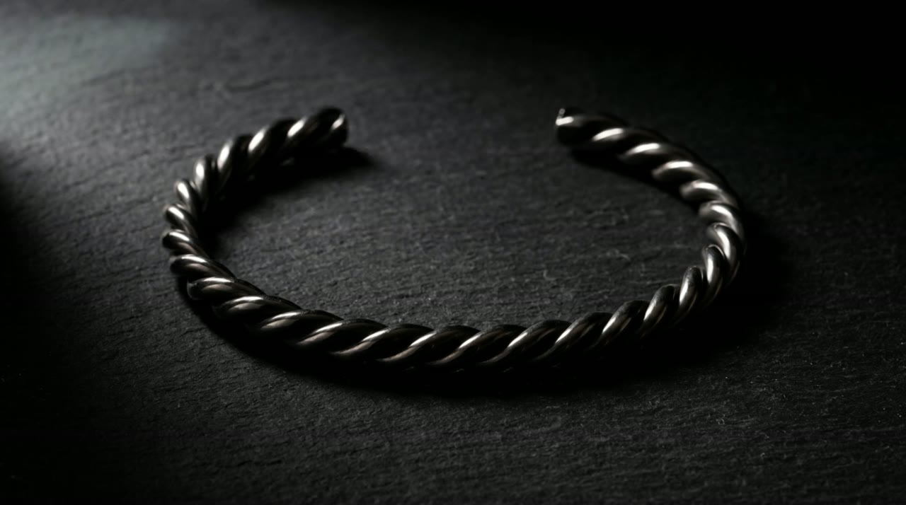 Scribe Rope Cuff on slate