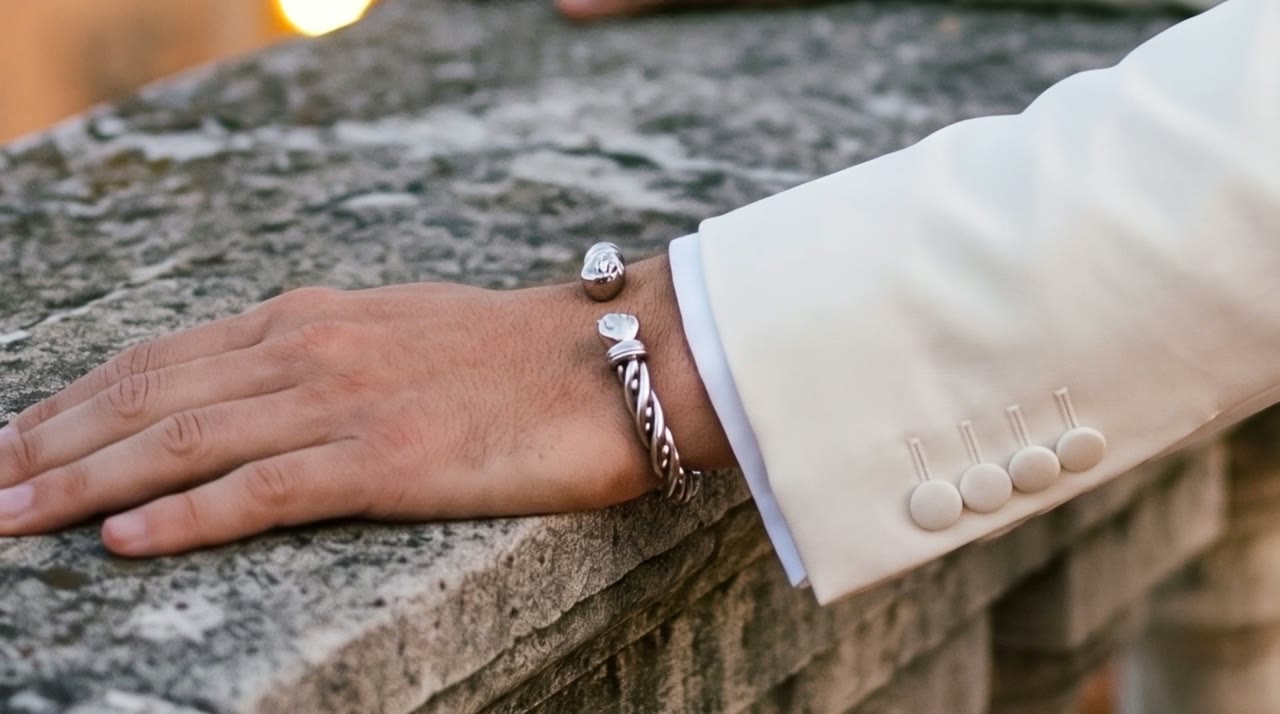 Sovereign Fist Cuff worn in the scene