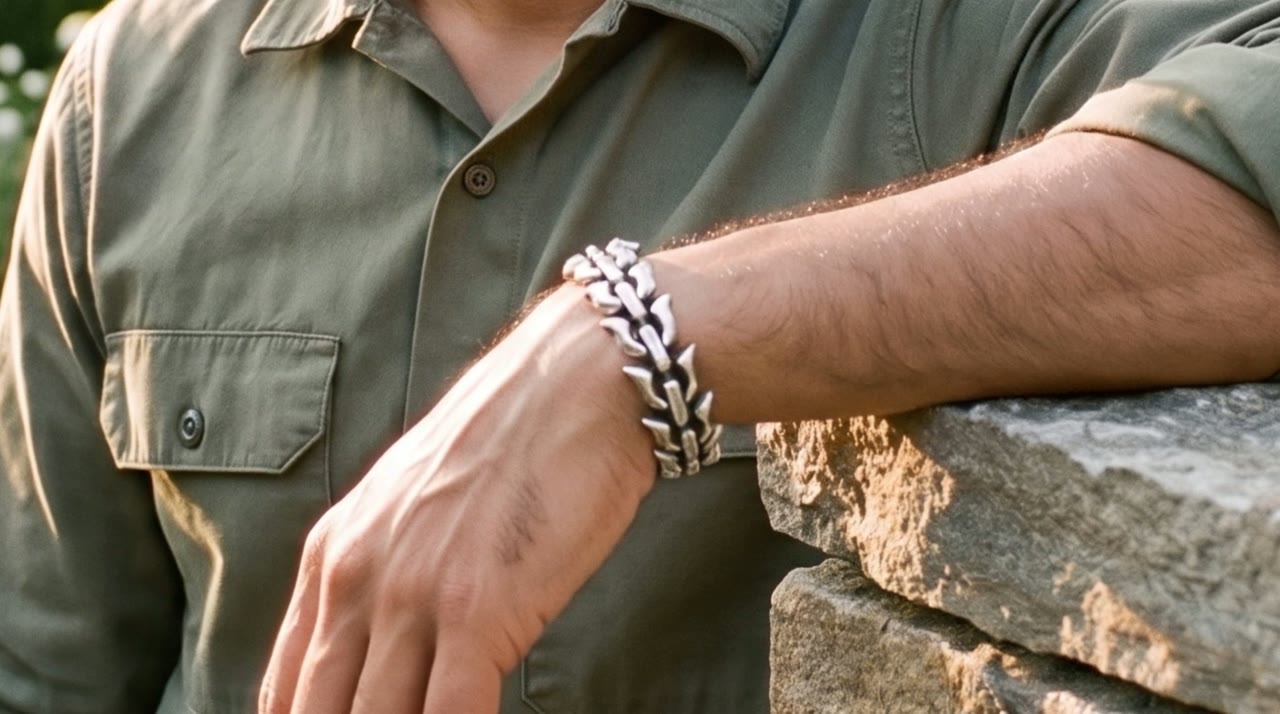 Talon Link Chain worn in the scene