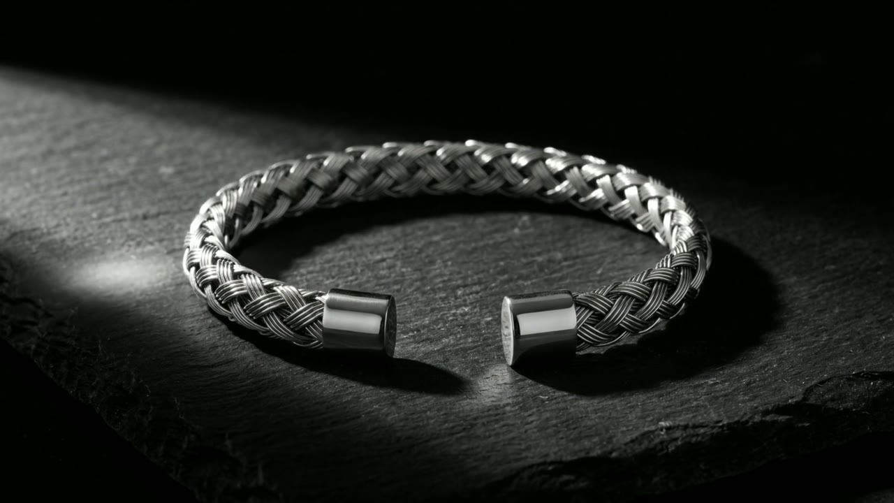 Thebes Plait Cuff film