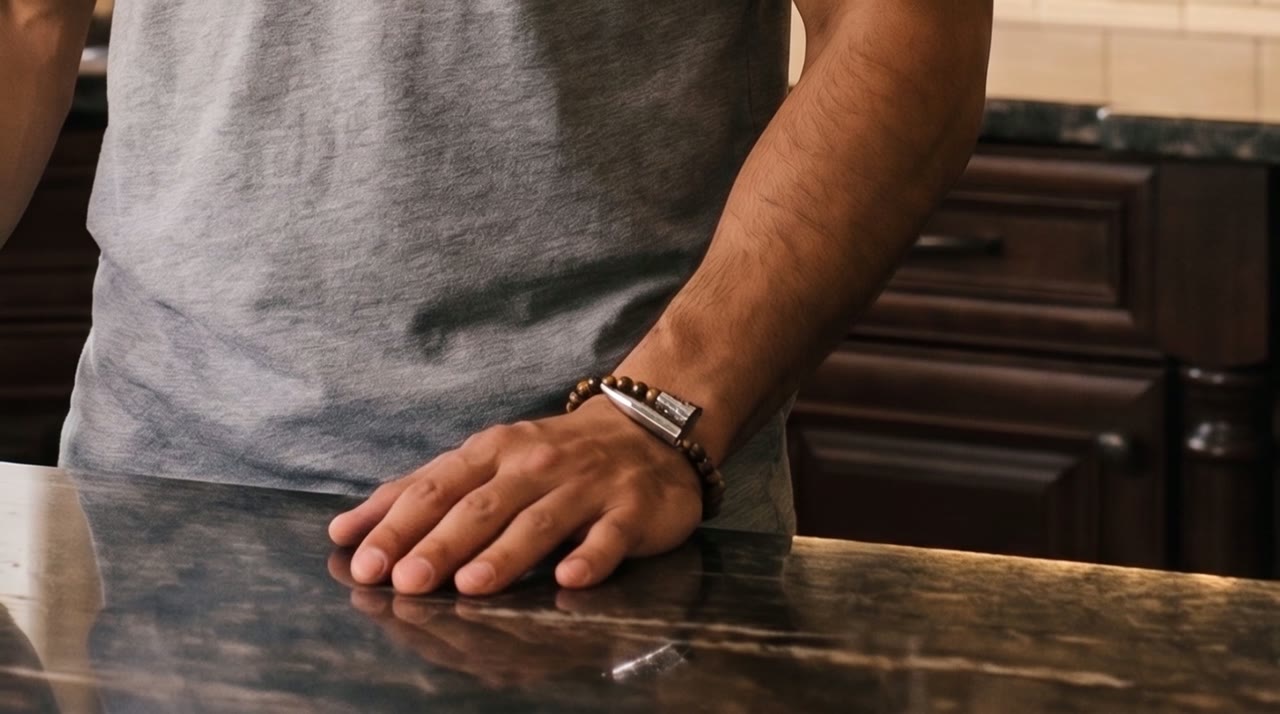 Tiger Spike Bracelet worn in the scene