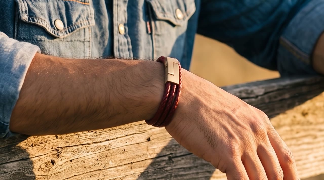 Voyage Wrap worn in the scene