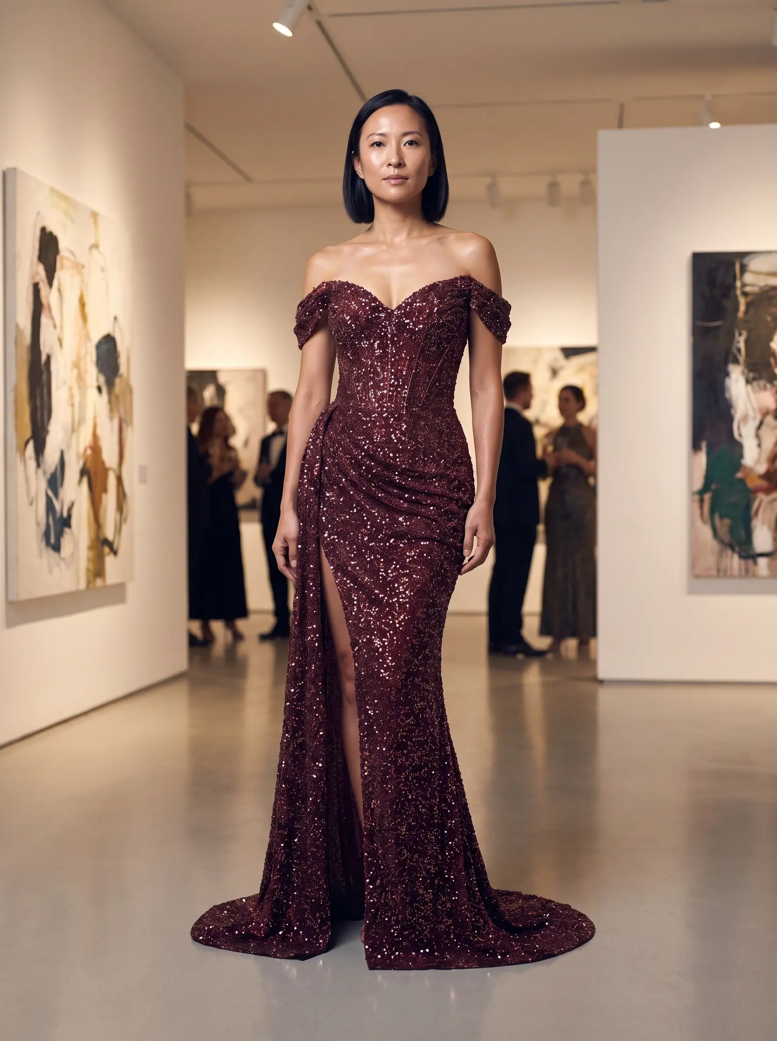 Rosewood Serenade gown occasion photograph
