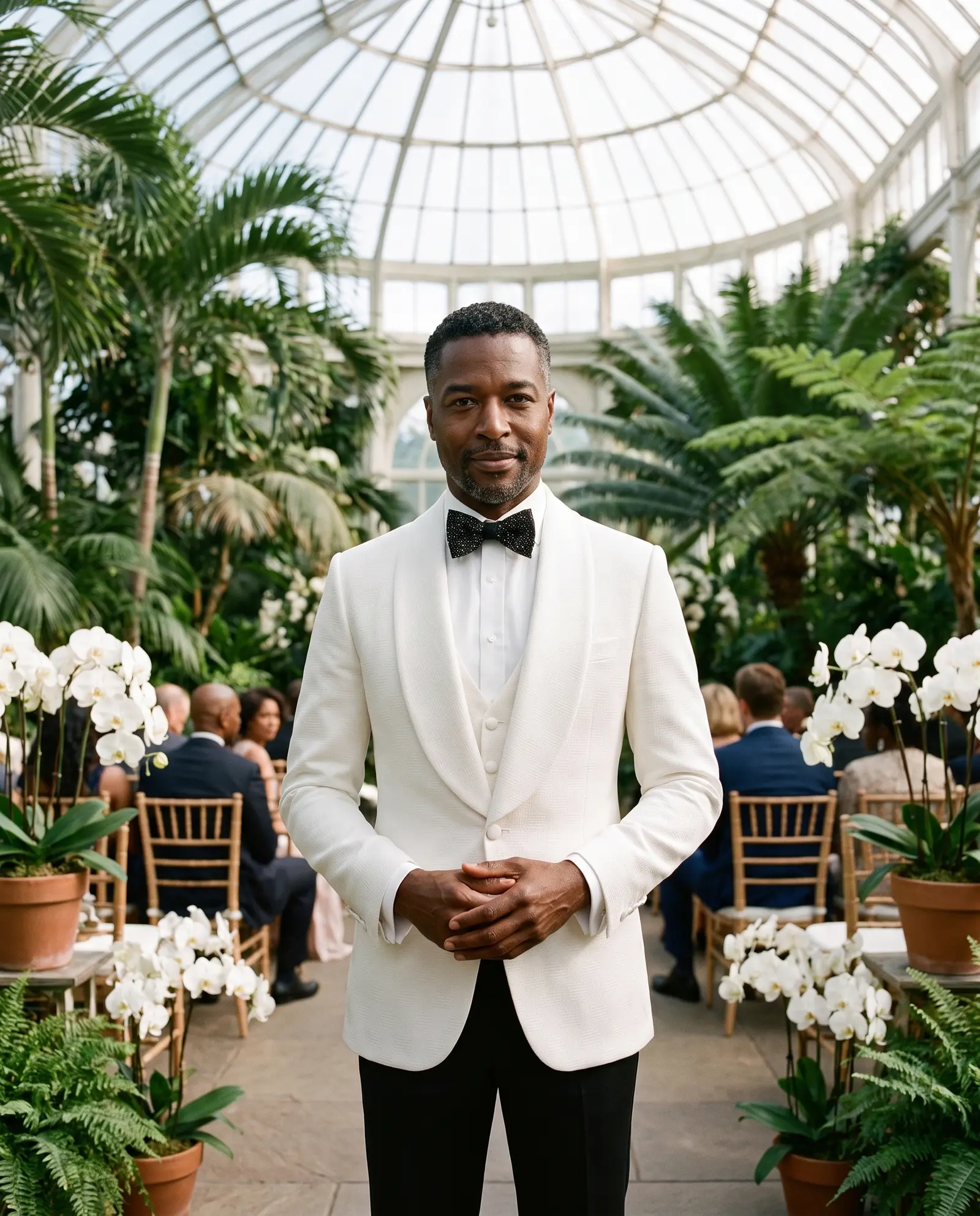 Ivory Ischia three piece tuxedo