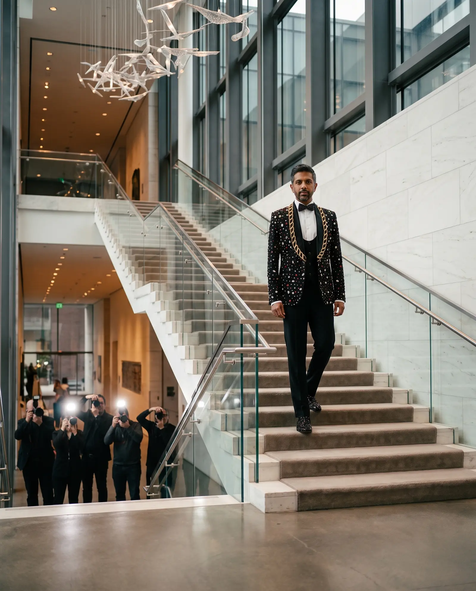 Black and gem set Jewel Box tuxedo