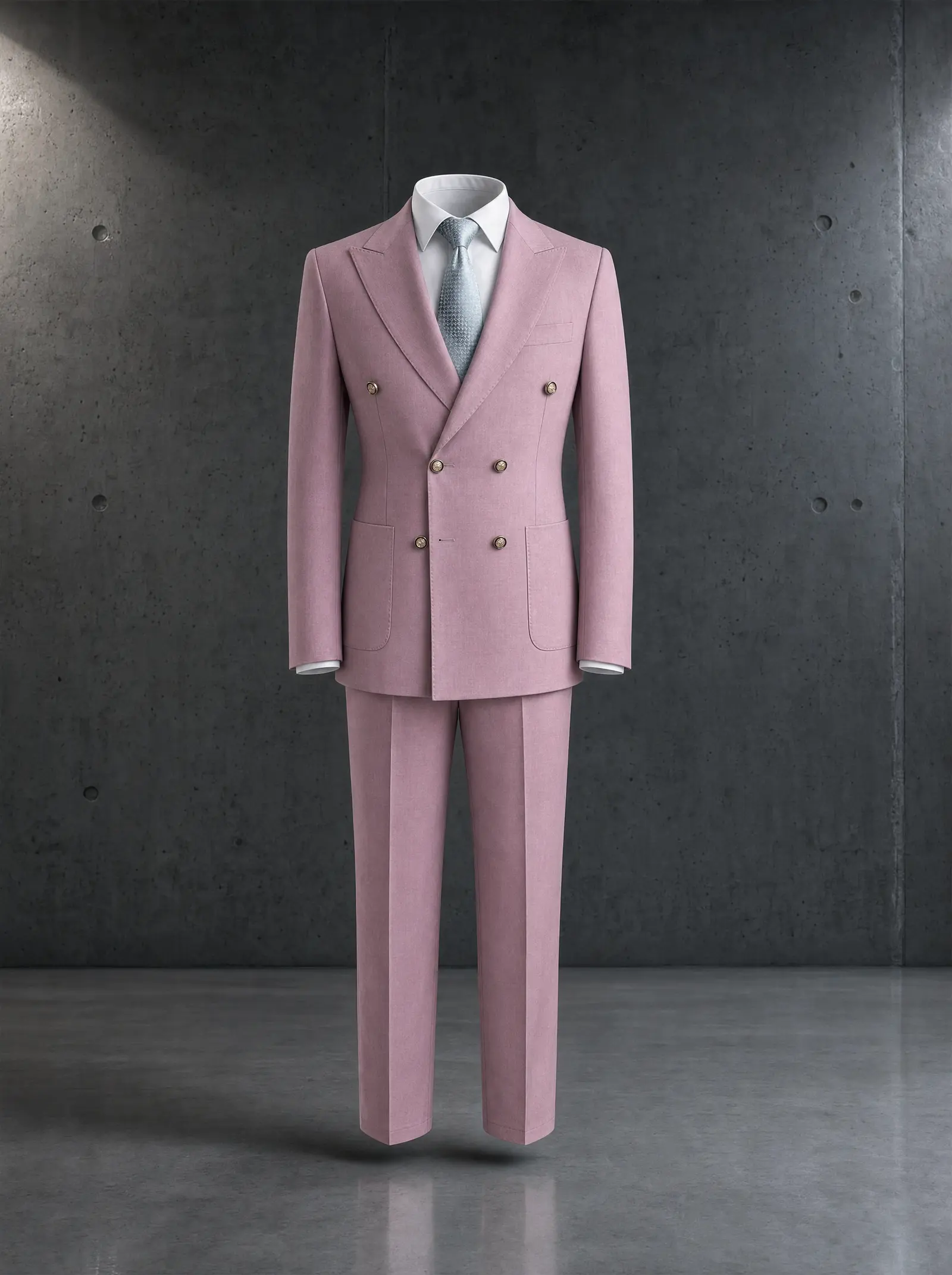 Dusty rose Shiloh suit, ghost