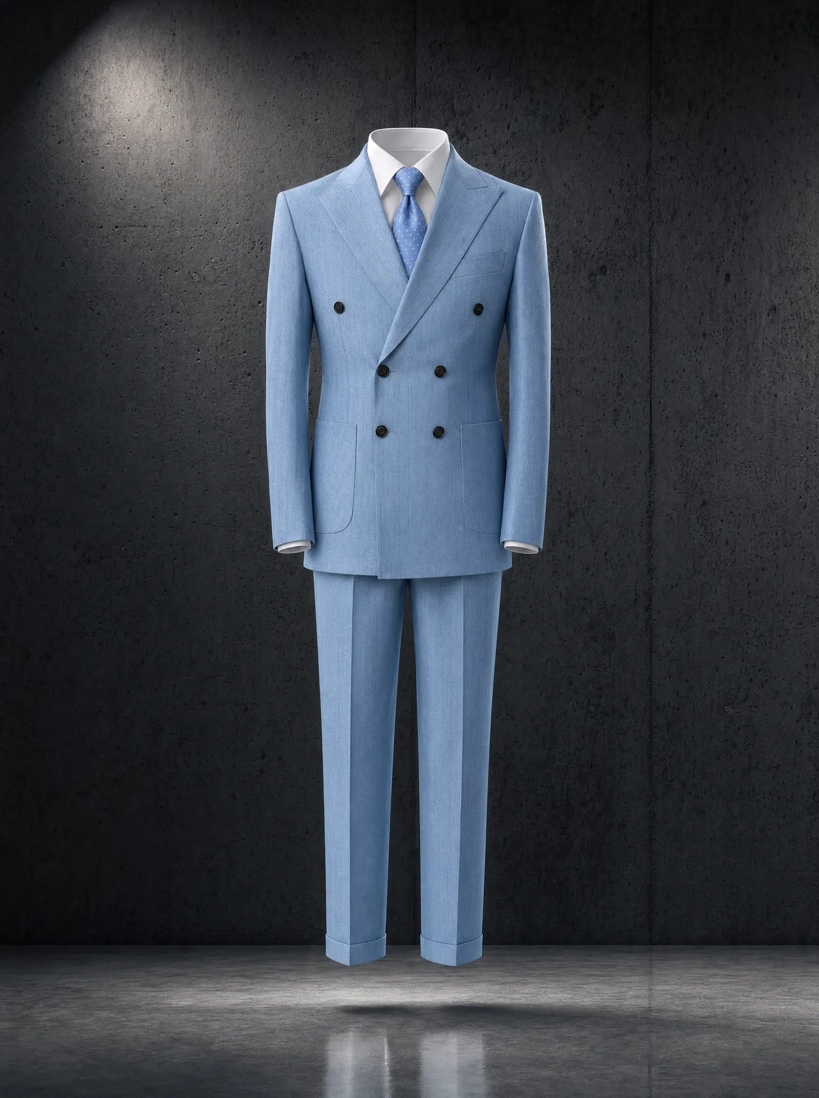 Sky blue Jordan suit