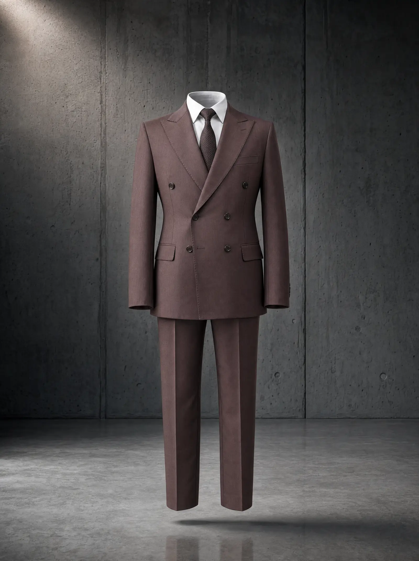Coffee brown Aldridge suit, ghost