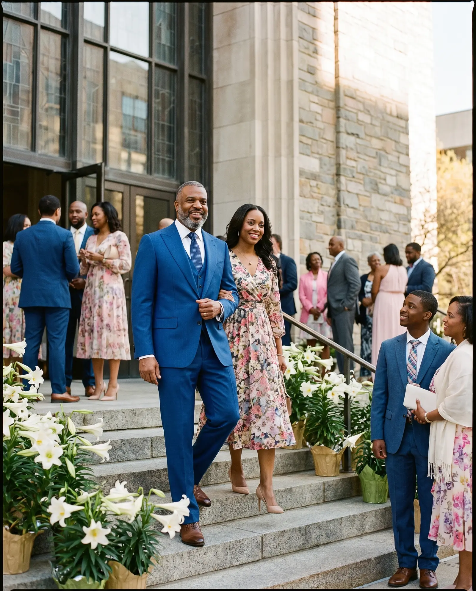 Cobalt Selah three piece suit