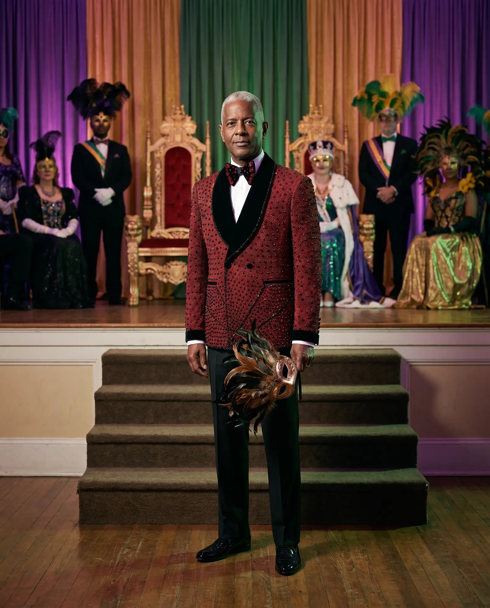 Burgundy glitter Bordeaux double breasted tuxedo