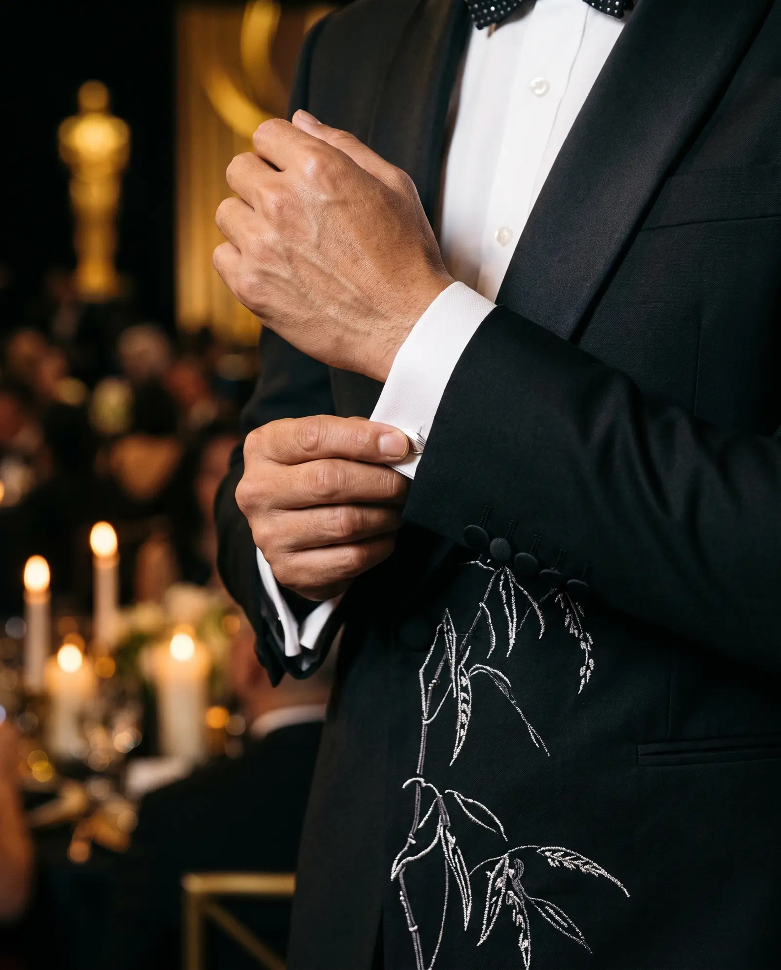 Black Kensington tuxedo occasion photograph