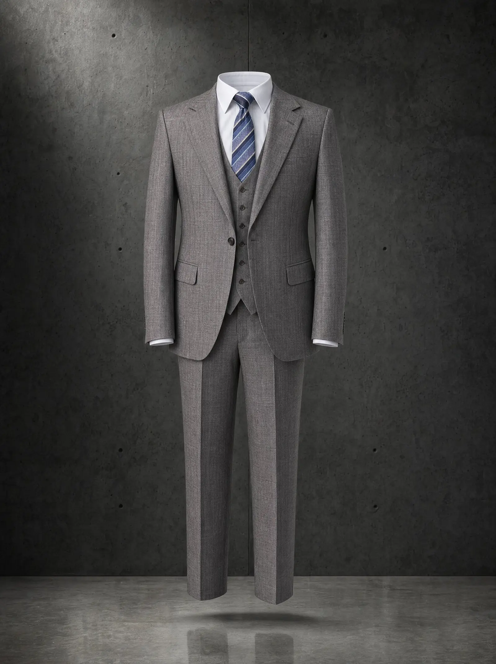 Taupe Remington three piece suit