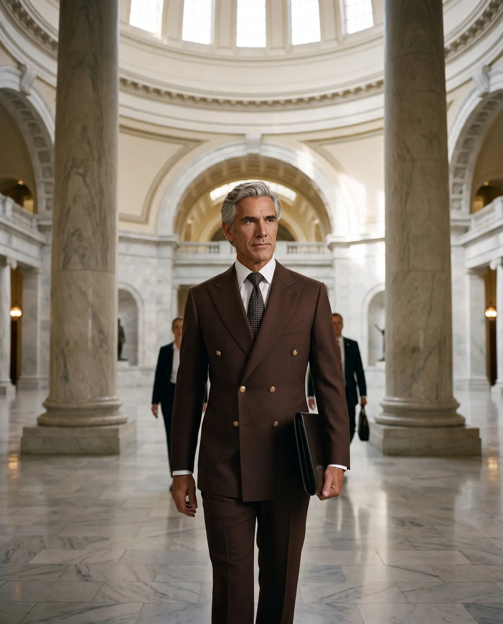 Chocolate brown Beaumont suit