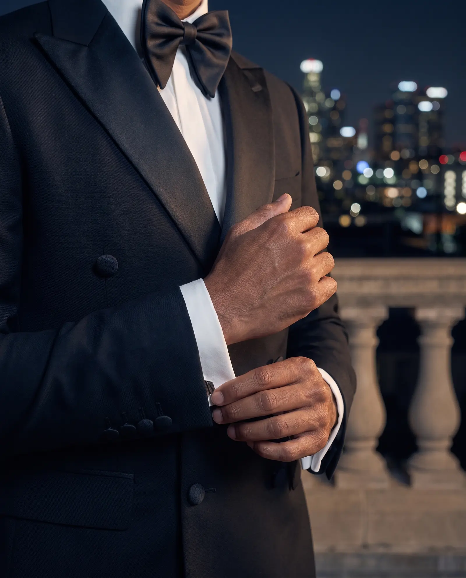 Black Regent tuxedo occasion photograph