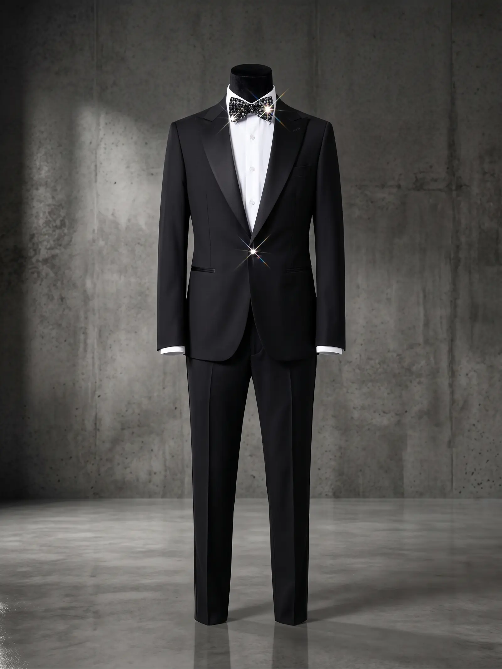Black Windsor tuxedo