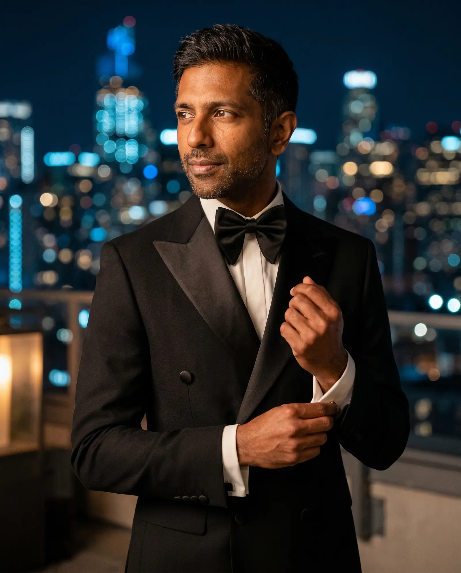 Black Regent tuxedo occasion photograph