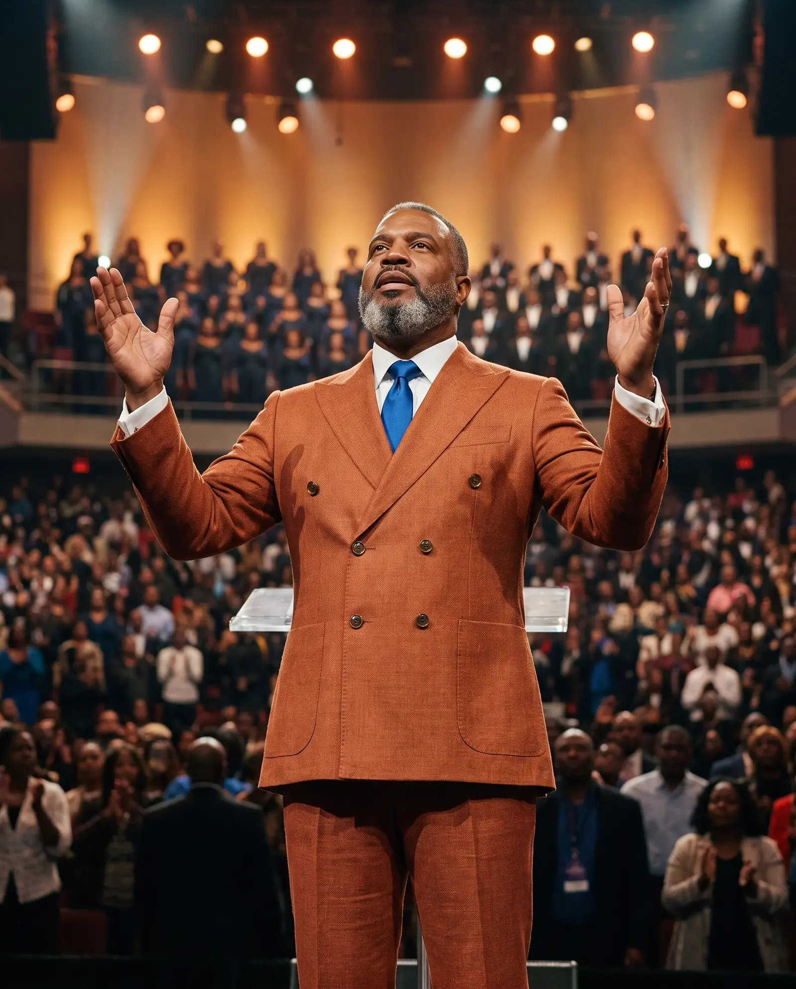 Burnt orange Canaan suit