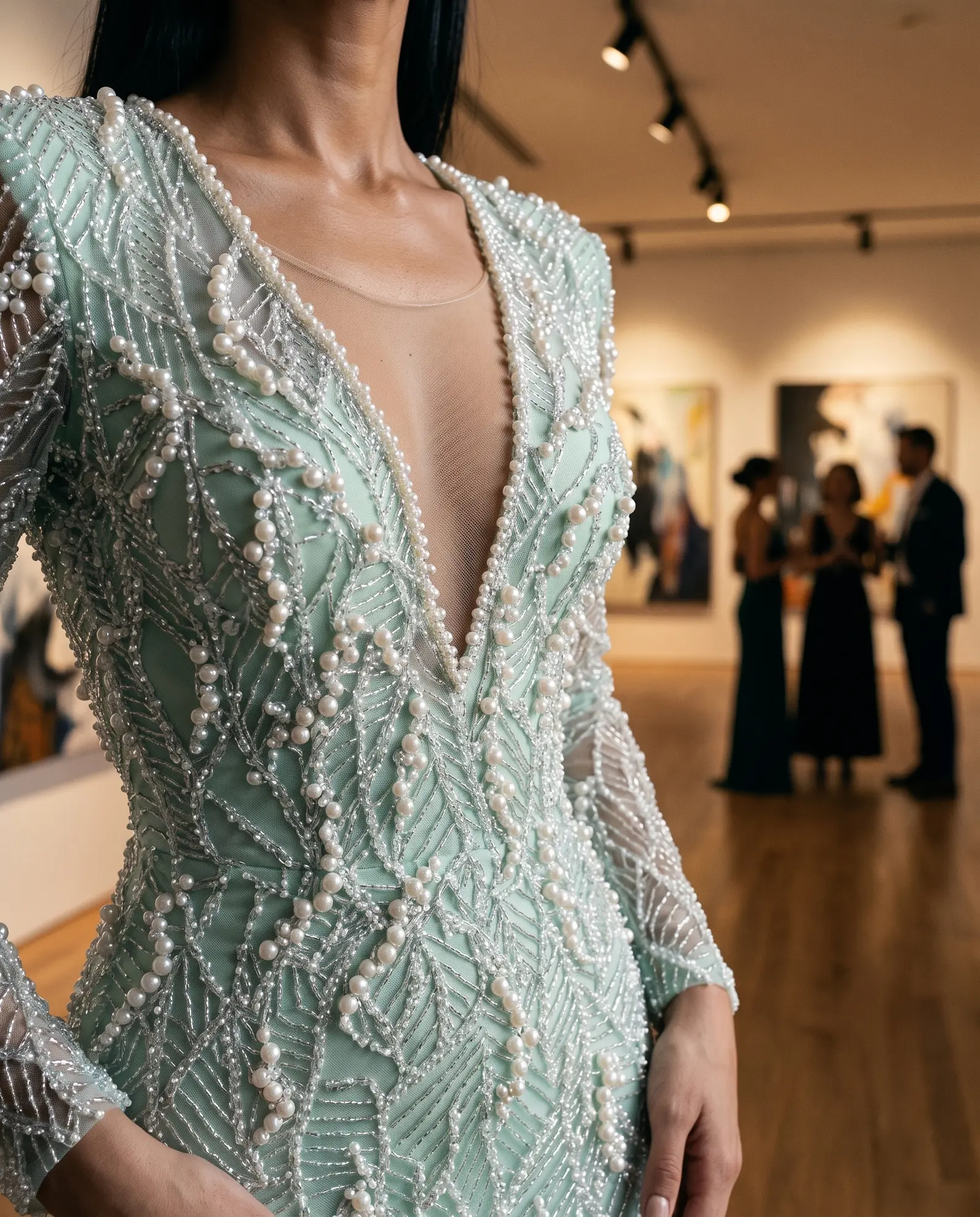 Mint Meadow mermaid gown occasion photograph