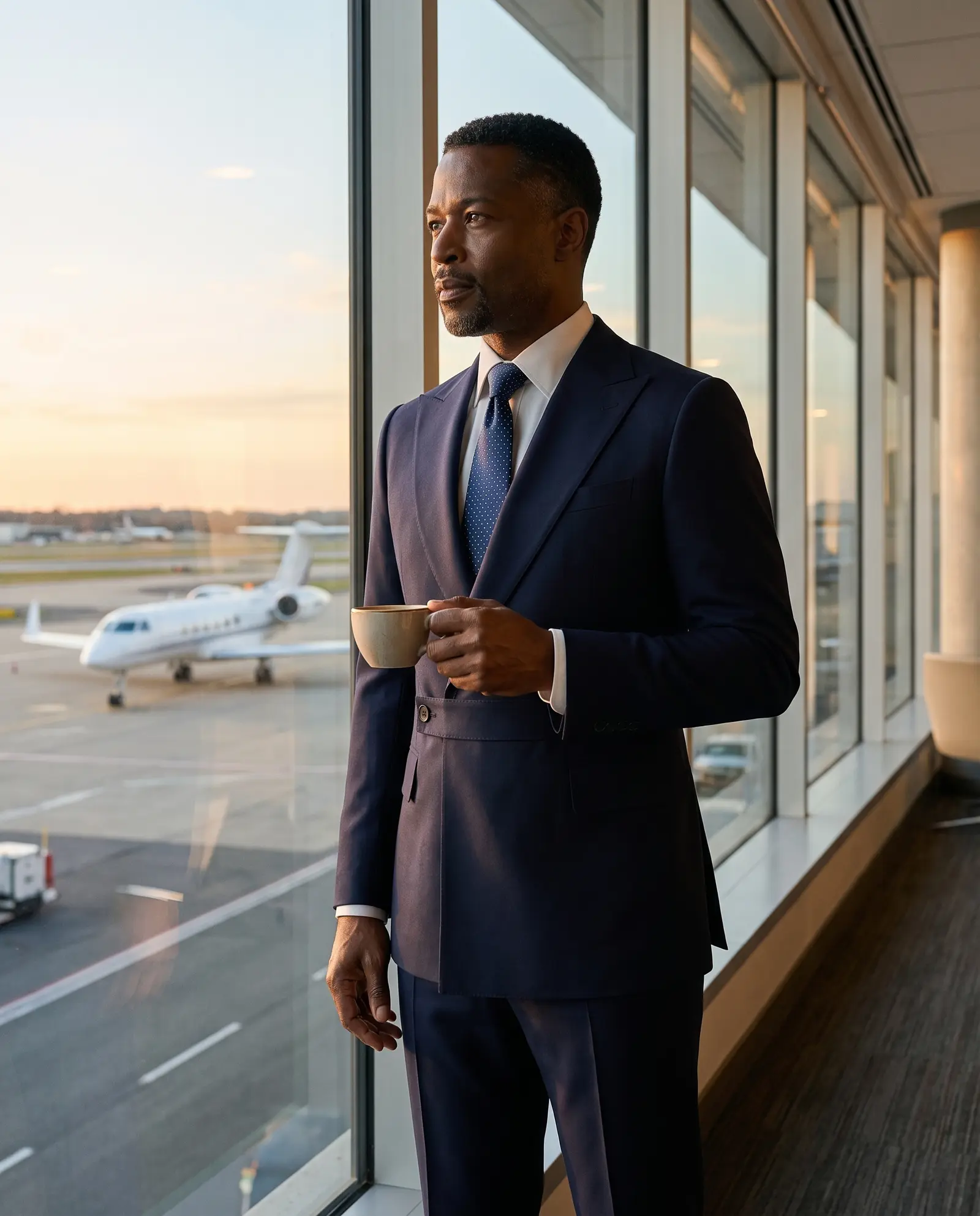 Navy Belmont suit
