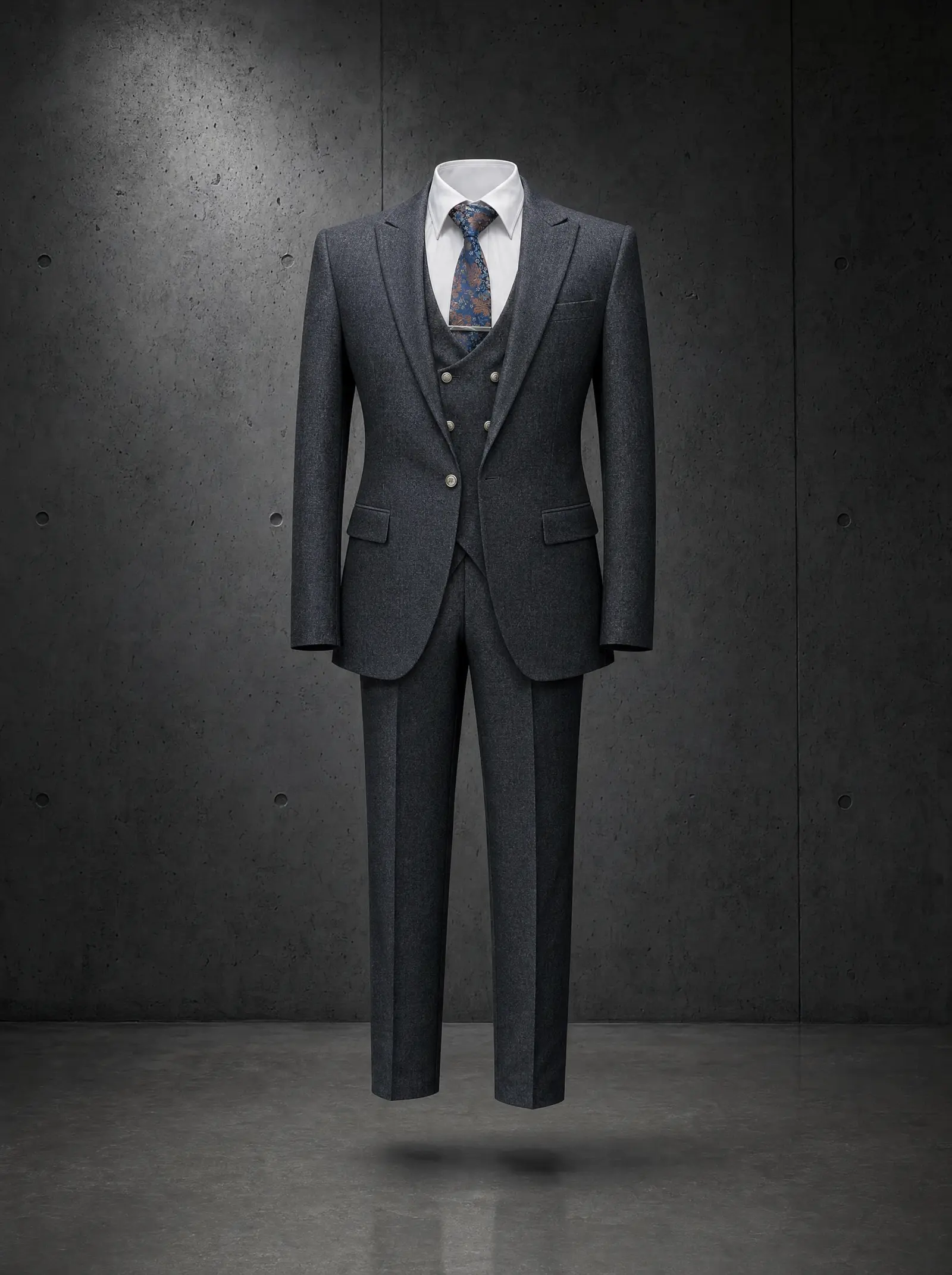 Charcoal Ashford three piece suit