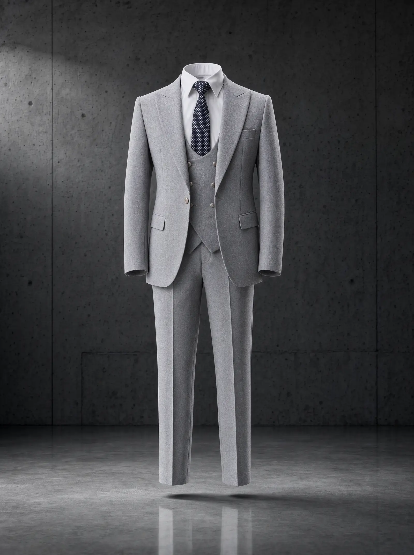 Ash grey Ashford three piece suit