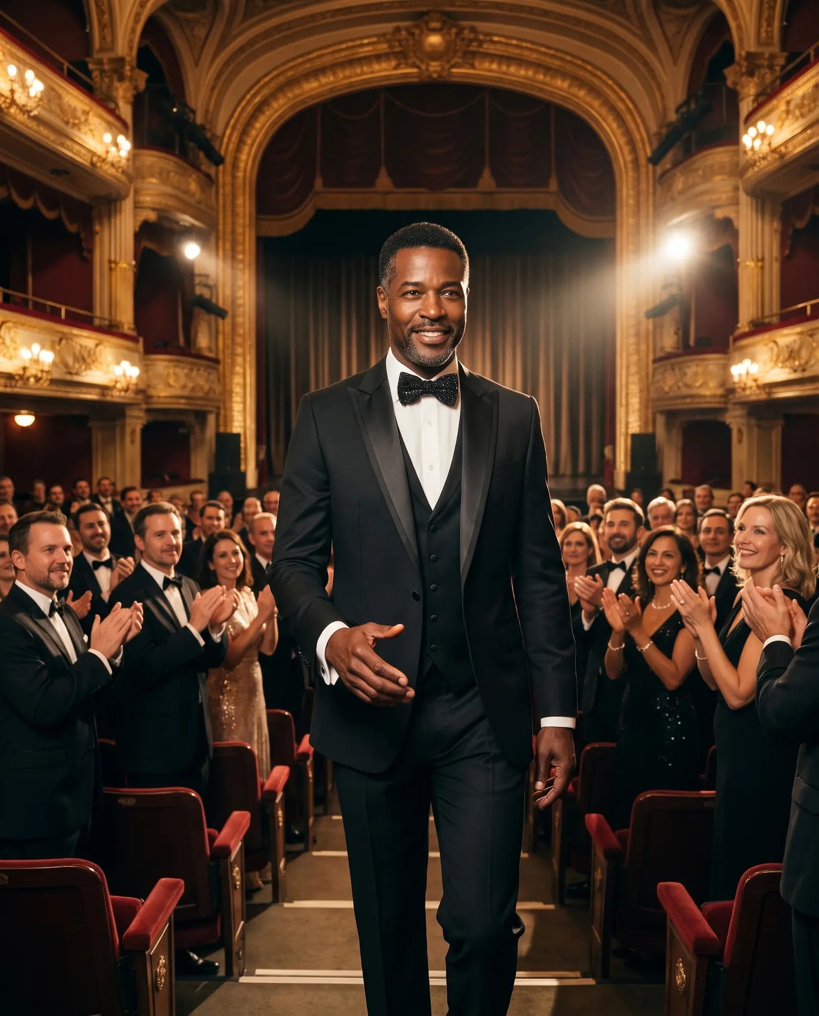 Black Jermyn three piece tuxedo