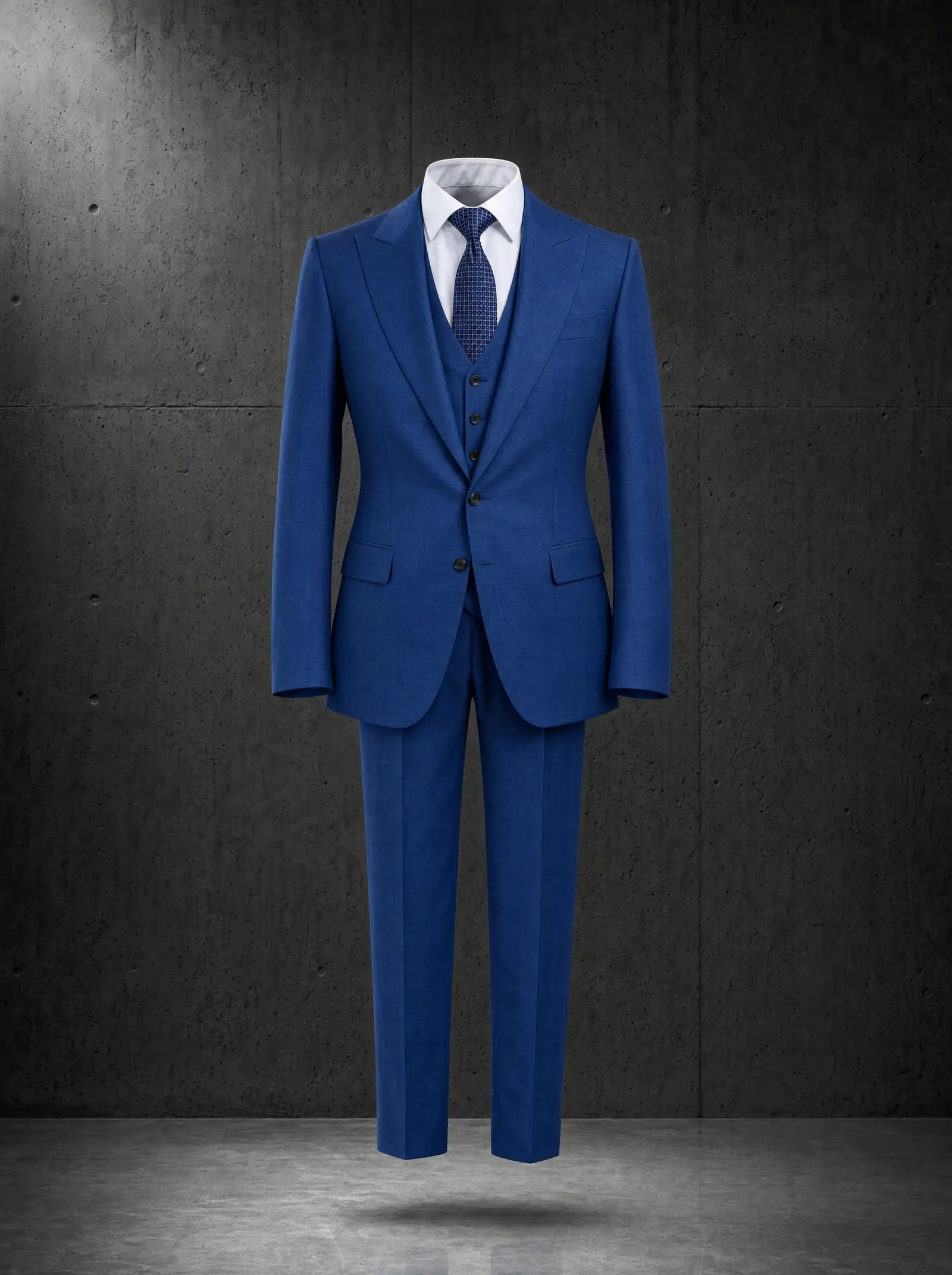 Cobalt Selah three piece suit, ghost