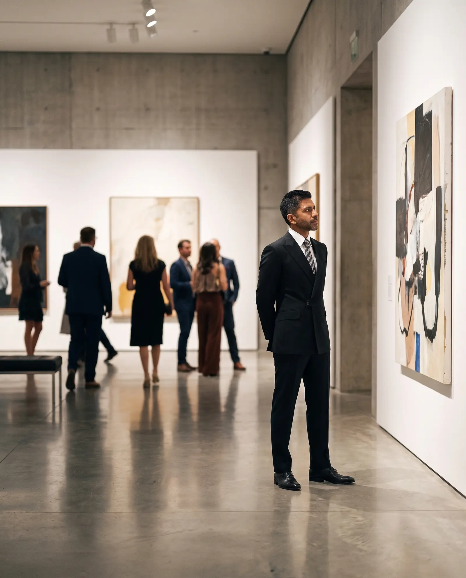 Black Belmont suit occasion photograph