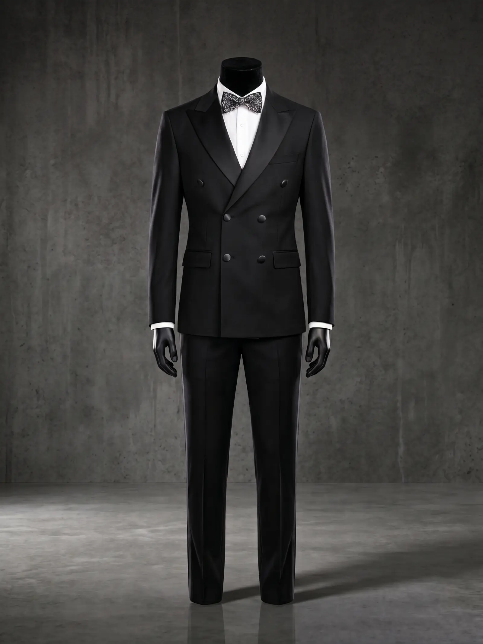 Black Portland tuxedo