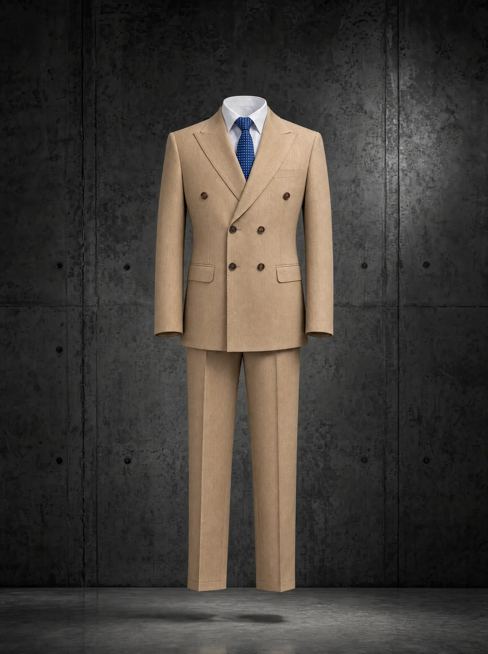 Tan Carmel suit