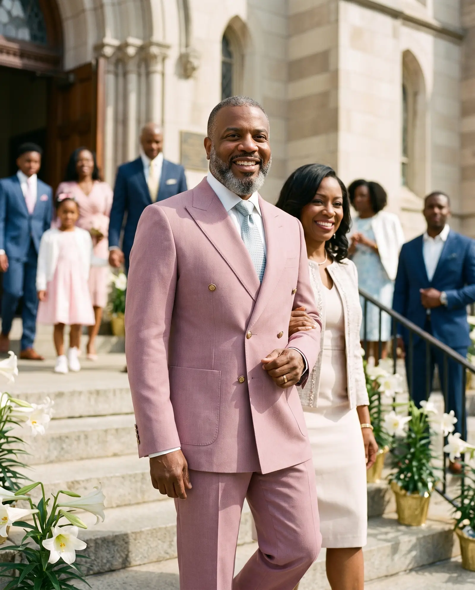 Dusty rose Shiloh suit