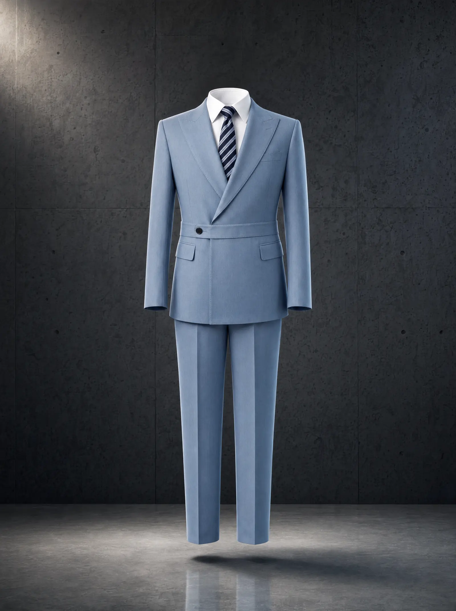 Sea blue Galilee suit, ghost