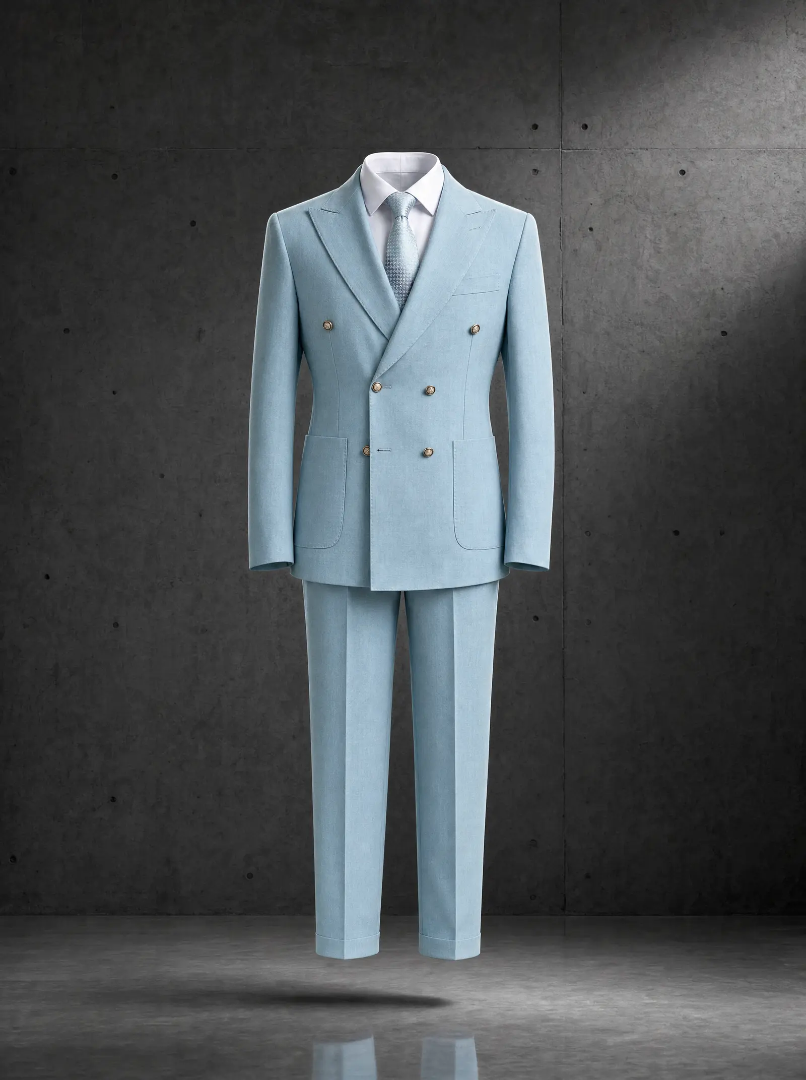 Pale aqua Shiloh suit, ghost