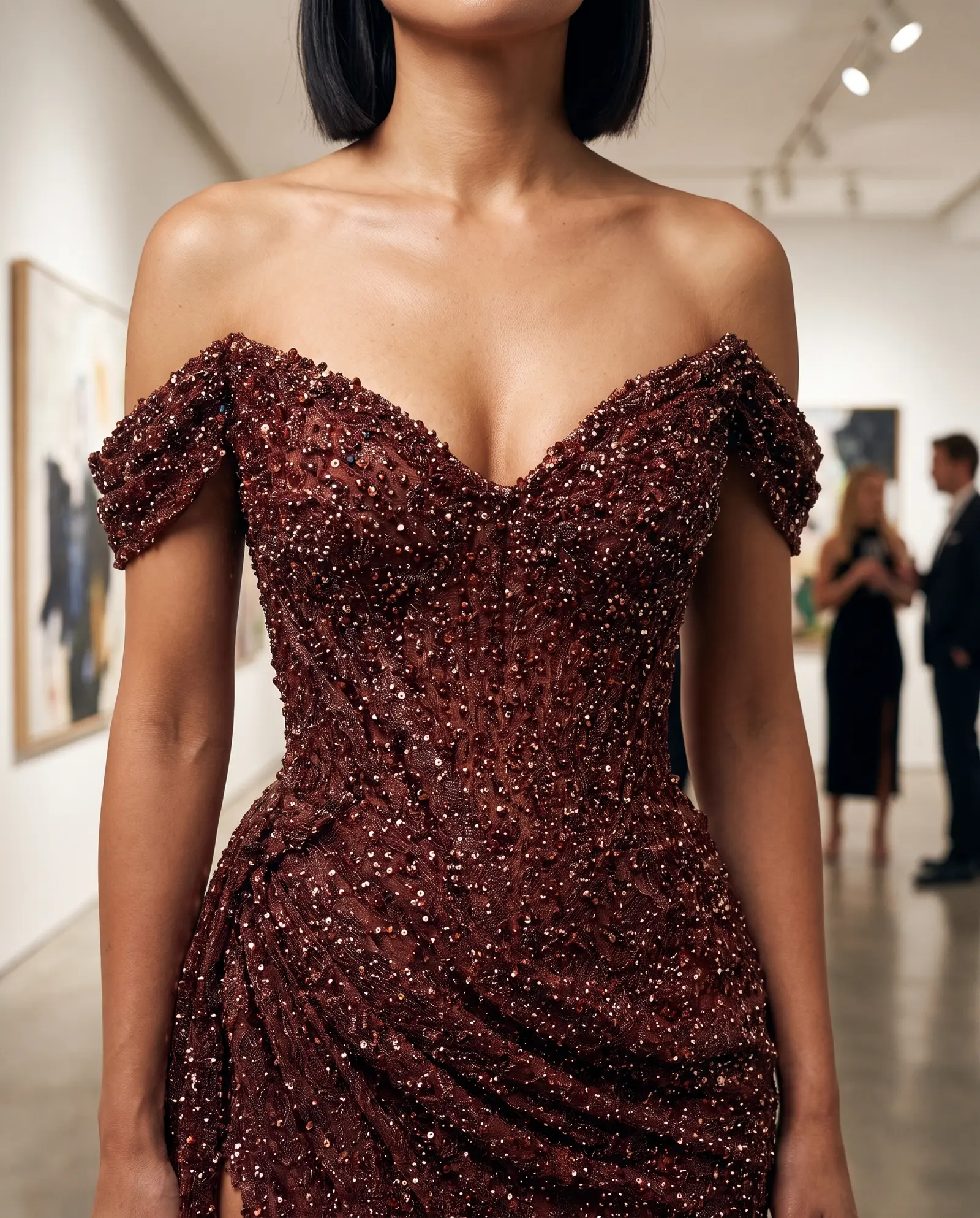 Rosewood Serenade gown occasion photograph