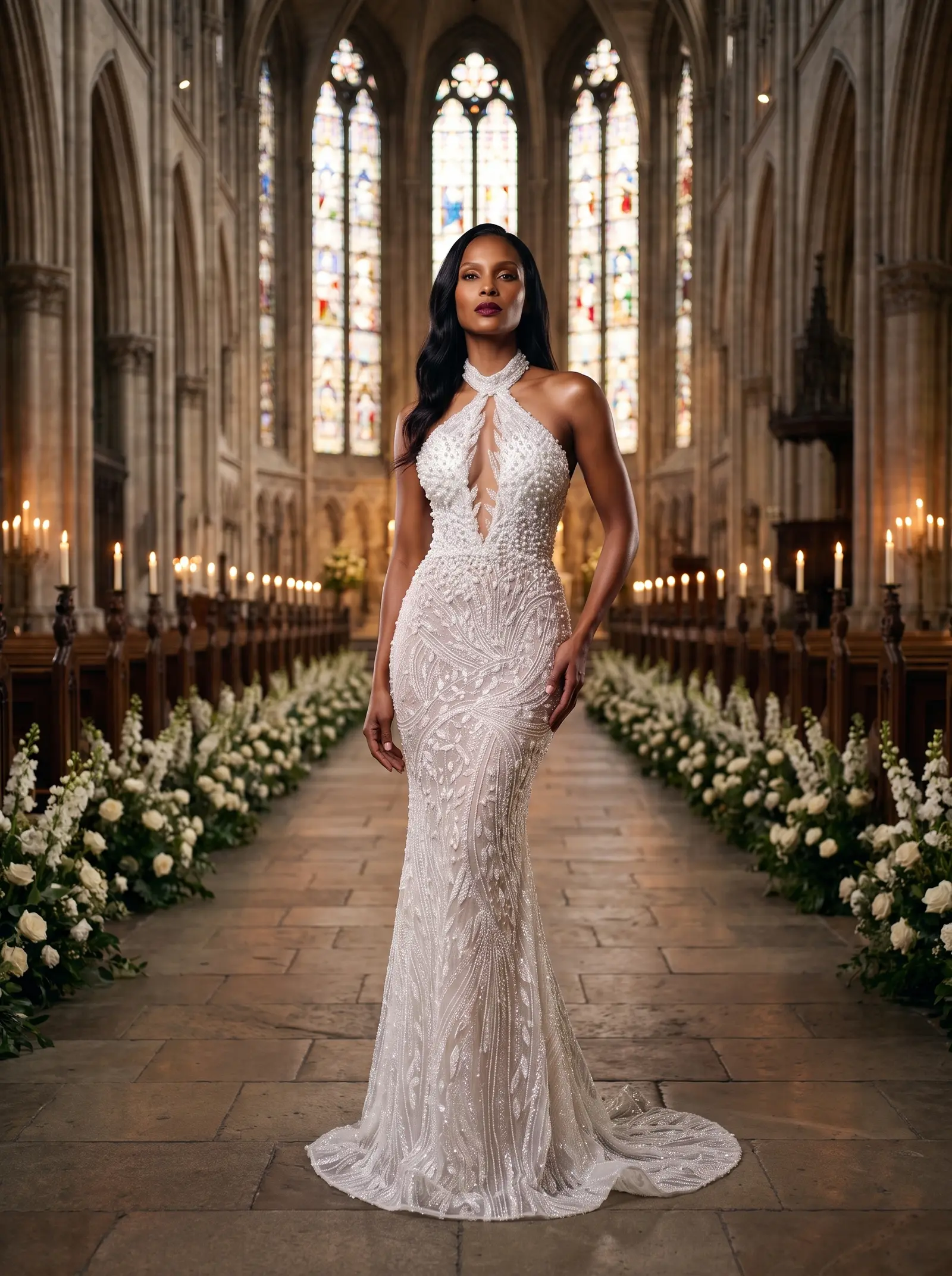 Ivory pearl Adore bridal gown occasion photograph