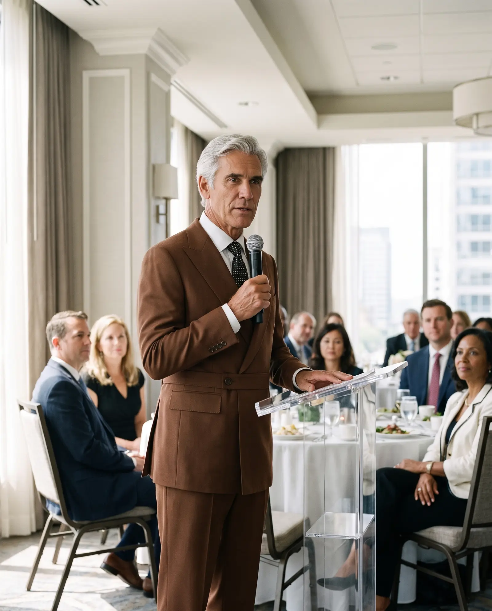 Chestnut Galilee suit occasion photograph